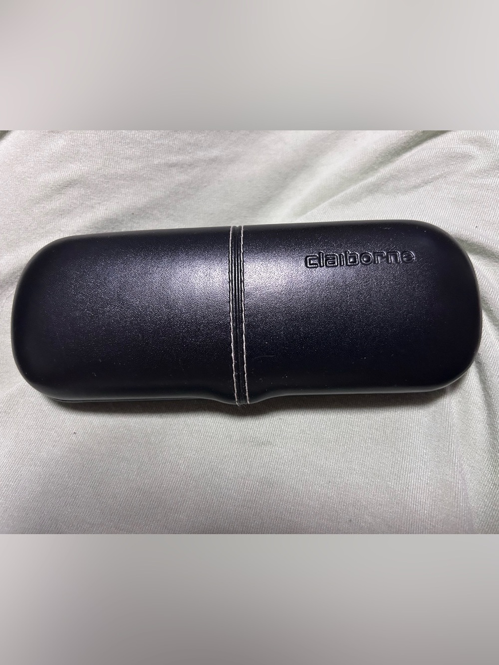 Claiborne Eyeglass Case. Hardshell Black. VGUC.